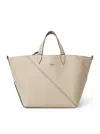Fendi Diagonal Shopping Small Selleria In Nude & Neutrals