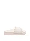 Fendi Monogram-jacquard Slides In White