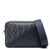 Fendi Men's Diagonal Messenger Bag In Blue
