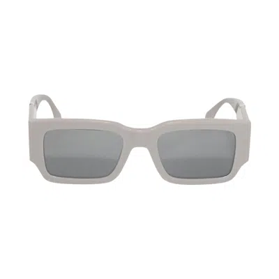 Pre-owned Fendi Diagonal Sunglasses 'grey/other/smoke Mirror' | Men's Size Onesize In Gray