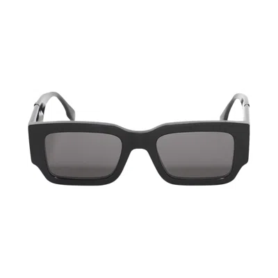 Pre-owned Fendi Diagonal Sunglasses 'shiny Black/smoke' | Men's Size Onesize