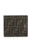 Fendi Diagonal Wallet Wallets Brown