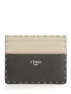 Fendi Diagonal Wallets Brown