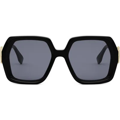 Fendi ' Diamonds 51mm Square Sunglasses In Multi