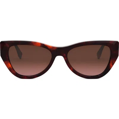 Fendi ' Diamonds 54mm Cat Eye Sunglasses In Multi