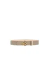 Fendi Diamonds Belt In Nude