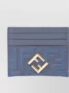 Fendi Portacarte In Pelle Stampata  Donna