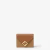 Fendi Ff Diamonds Wallet In Brown