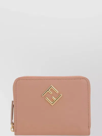 FENDI DIAMONDS ZIP AROUND MEDIUM WALLET