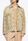 Fendi Men Ff Patchwork Jeans Jacket