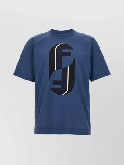 FENDI 'DIVINE GRAPHIC PRINT CREW NECK T-SHIRT'