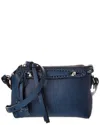 Fendi By The Way Selleria Mini Leather Satchel In Blue
