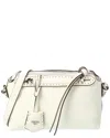 Fendi Dnu Inv  By The Way Selleria Mini Leather Satchel In Metallic