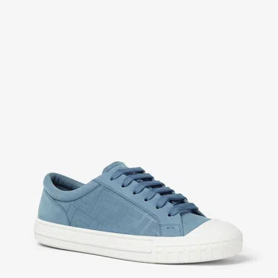 Fendi Domino Textured Low-top Trainers In Multi