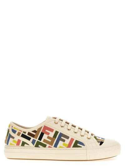 Fendi Domino Sneakers In Multicolour