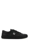 Fendi Domino Leather Low-top Sneakers