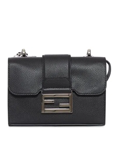 FENDI FENDI DOUBLE BAGUETTE MESSENGER BAG