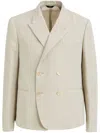 Fendi Jackets Double-breasted Button Detailing In White