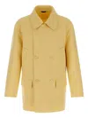Fendi Caban Coat Coats And Trench Coats Yellow In Yellow