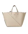 Fendi Diagonal Shopping Small Selleria In Nude