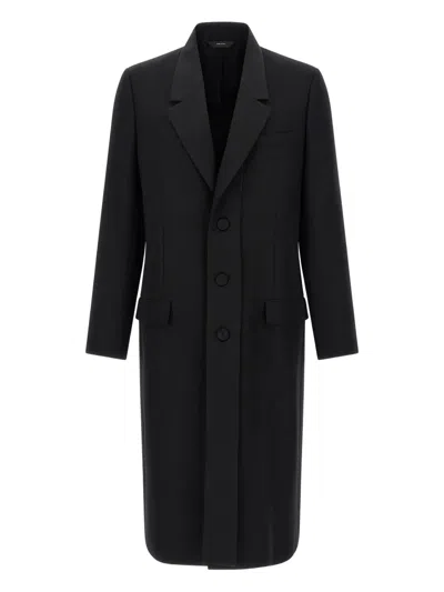 FENDI DOUBLE LAYER LAPEL COAT