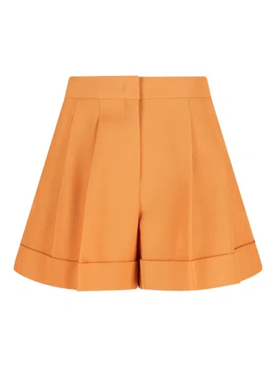 FENDI DOUBLE-PLEAT TAILORED SHORTS