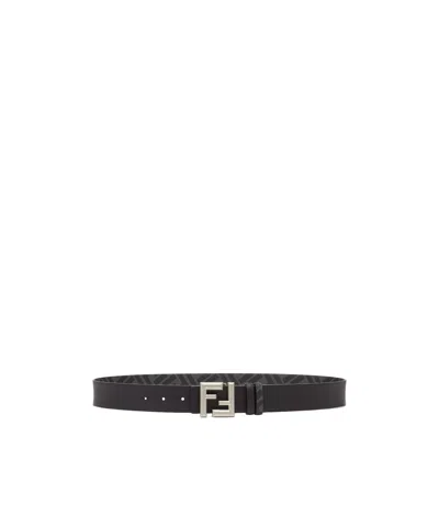 FENDI FENDI FF BUCKLED ROUNDED REVERSIBLE BELT