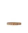 Fendi Double-sided Belt In Brown