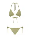 Fendi Double-sided Bikini In Green