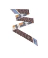 Fendi Double-sided Printed Silk Scarf In Color Matching
