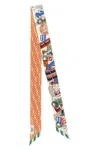 Fendi Silk Neck Bow In Multi