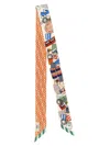 Fendi Silk Neck Bow In Multi