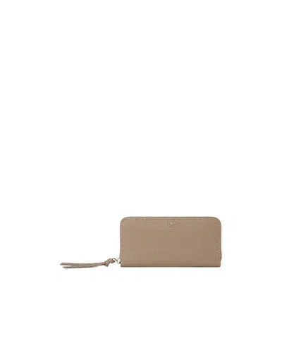 Fendi Dove Gray Selleria Wallet