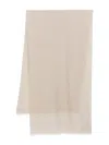 Fendi Dove Grey Cashmere-silk Veil Scarf In Gray