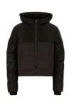 Fendi Down Jacket In Nylon Ff In Brown