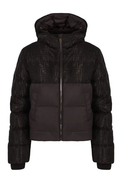 FENDI FENDI DOWN JACKET IN NYLON FF