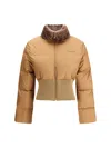 Fendi Down Jackets In Brown