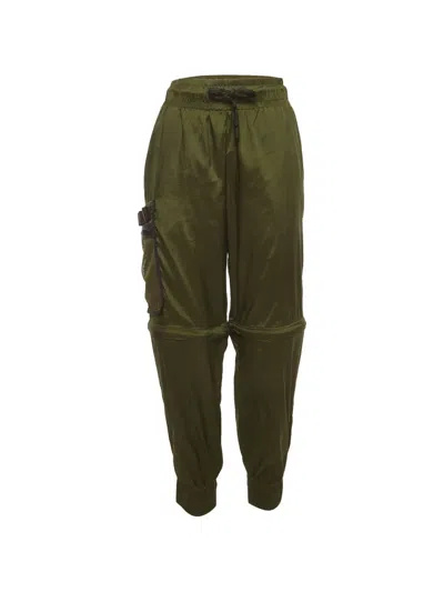 Pre-owned Fendi Drawstring-fastening Trousers In Green