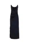 Fendi Abito In Raso Blu Notte  Donna In Blue