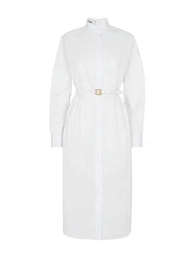 Fendi Dress Compact Popeli In White