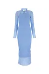 Fendi Light-blue Silk Blend Dress In F1m29