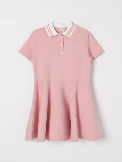 Fendi Dress  Kids Colour Pink