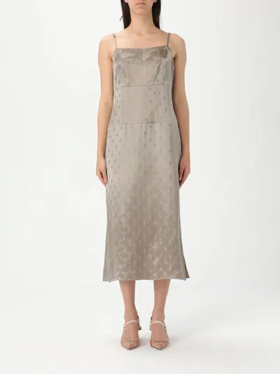 Fendi Kleider  Damen Farbe Beige In Gray