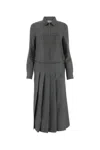 Fendi Grey Wool Jumpsuit In Grey