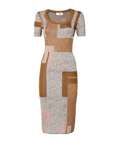 Fendi Dress In Brown