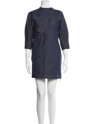 Pre-owned Fendi Dress Set W/ Tags In Blue