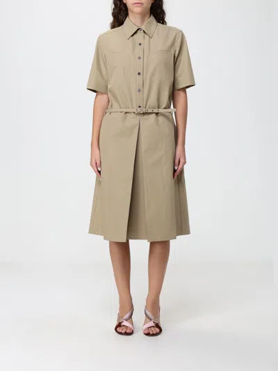 Fendi Dress Woman In Neutral