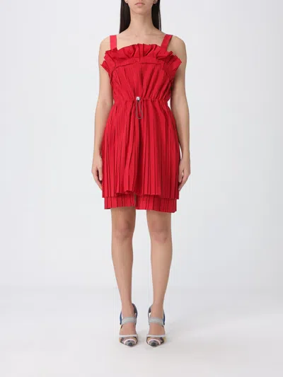 Fendi Dress Woman  In Red