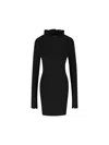 Fendi Women Wool Silk Ribs Mini Dress