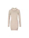 Fendi Mini Abito In Misto Lana Cappuccino Donna